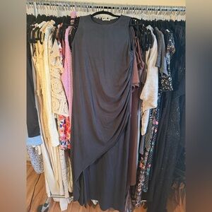 LAmade Gray/Washed Black Maxi Dress
